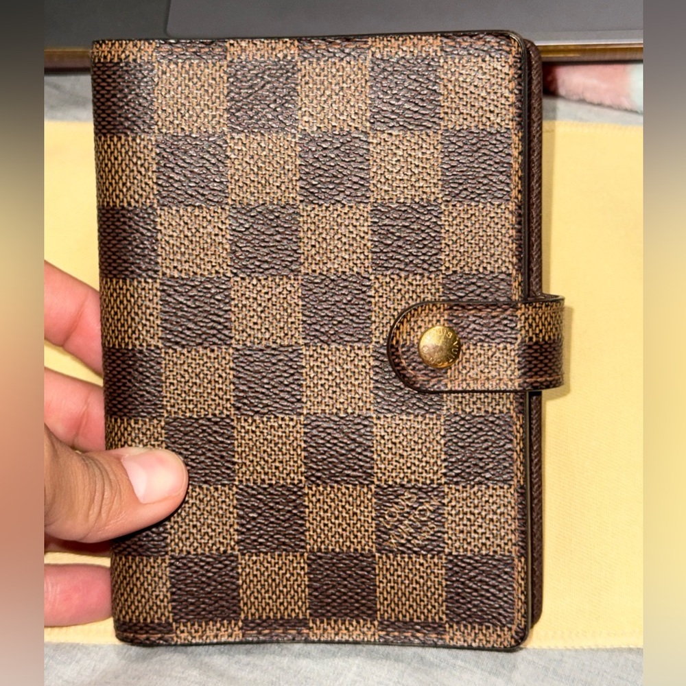 Louis Vuitton Damier Ebene Agenda Cover PM – Authentic
